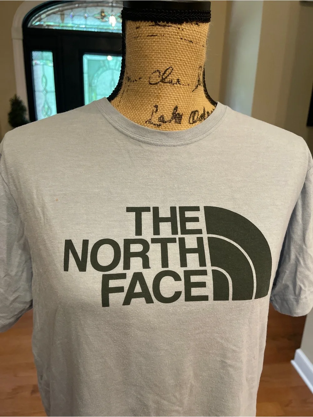 The North Face Light Blue Gray Short Sleeved Tee T-Shirt Medium